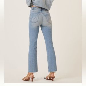Mother Hustler Ankle Fray Jeans